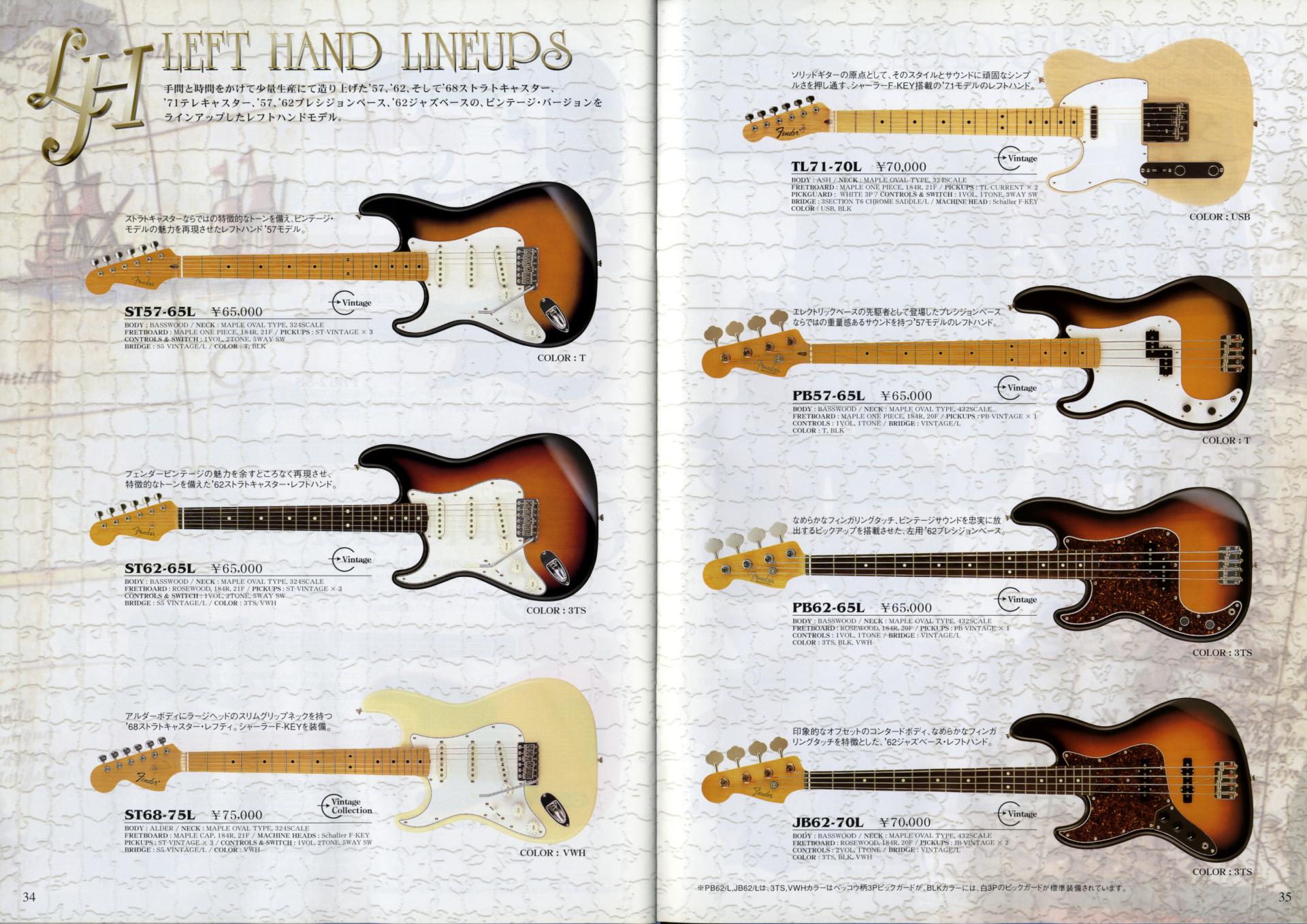 楽器カタログの世界 フェンダージャパン カタログ 2003 Page 18