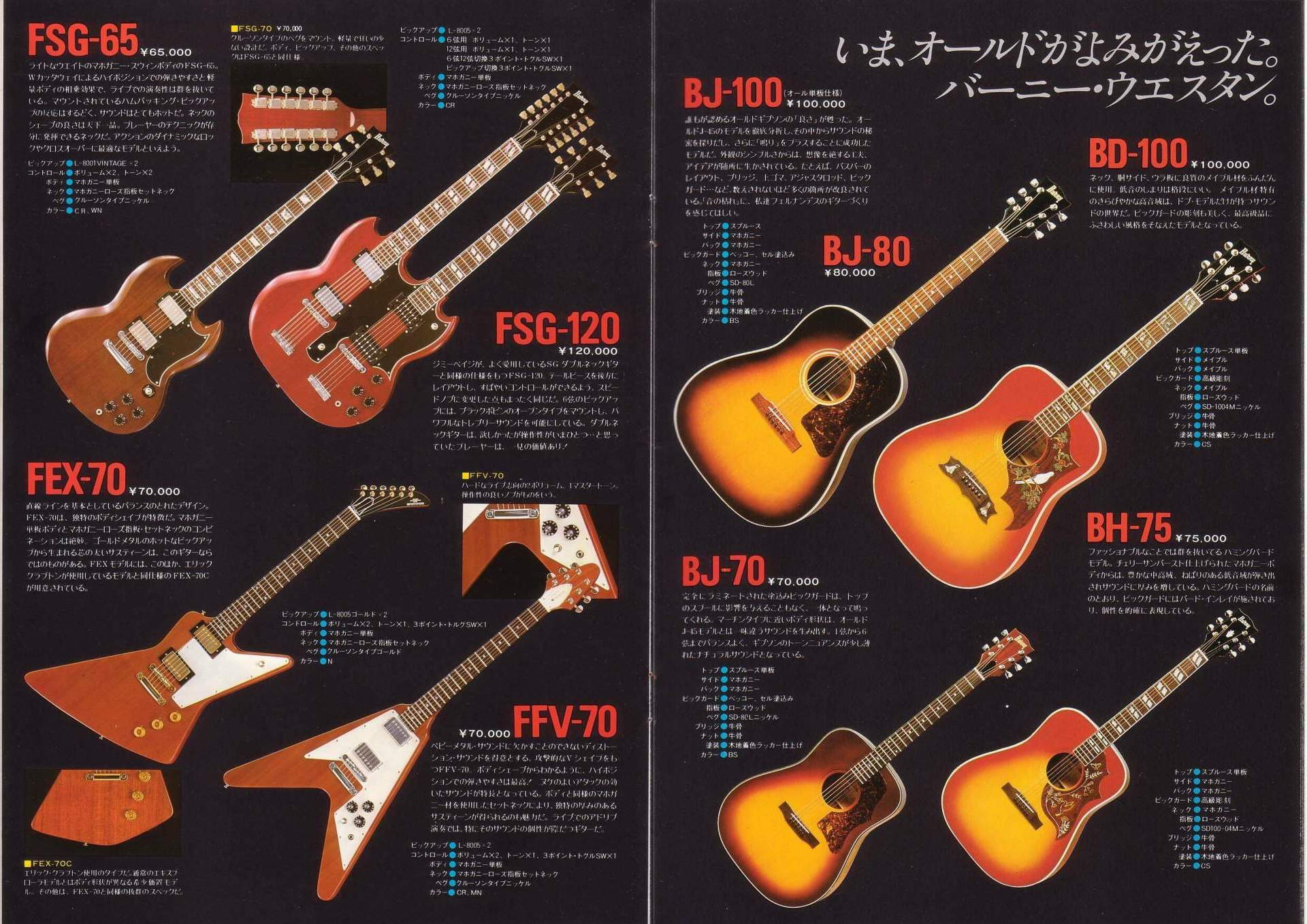 The World of Musical Instruments Brochures - Fernandes Catalog 1981 page 8