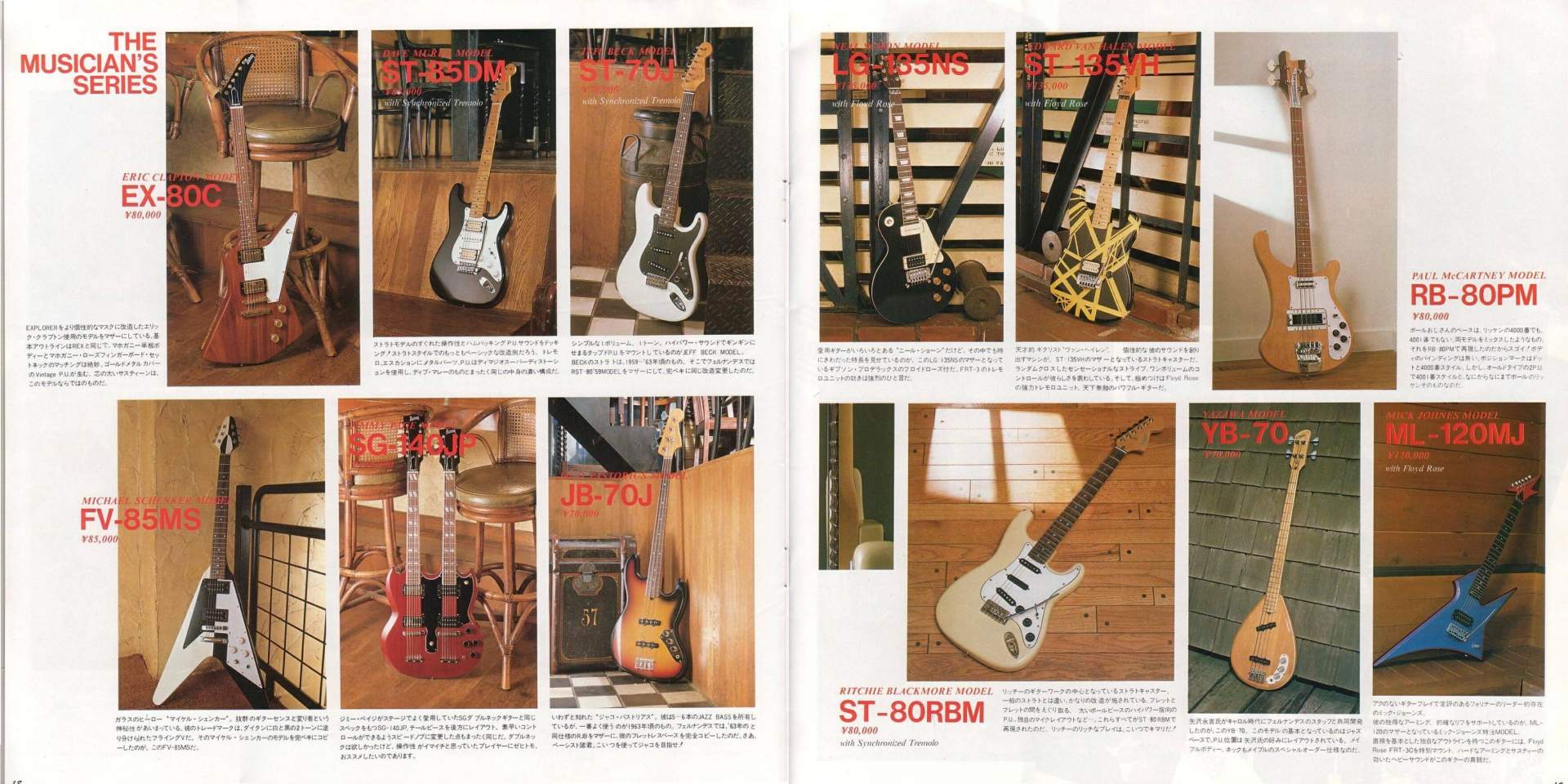 楽器カタログの世界 - フェルナンデス カタログ 1983 Page 10 楽器カタログの世界 - フェルナンデス カタログ 1983 Page 10