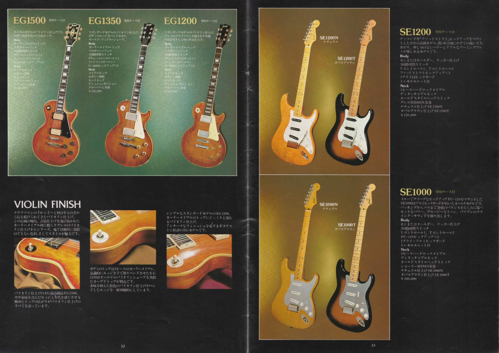 グレコ　カタログ　冊子 グレコ ギターカタログ Vol.5 (1976)