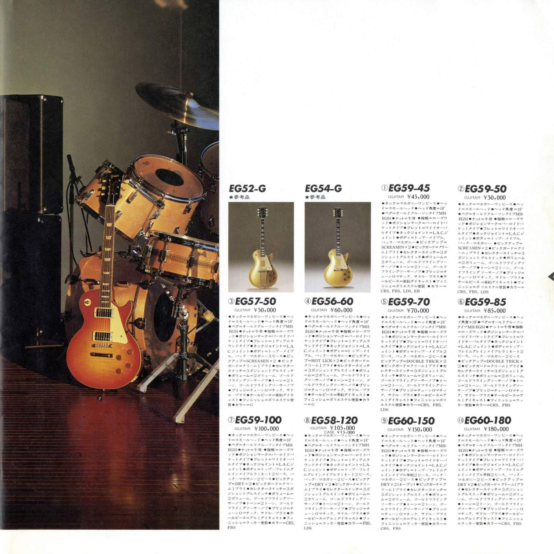 The World of Musical Instruments Brochures Greco Guitar Catalog Mint