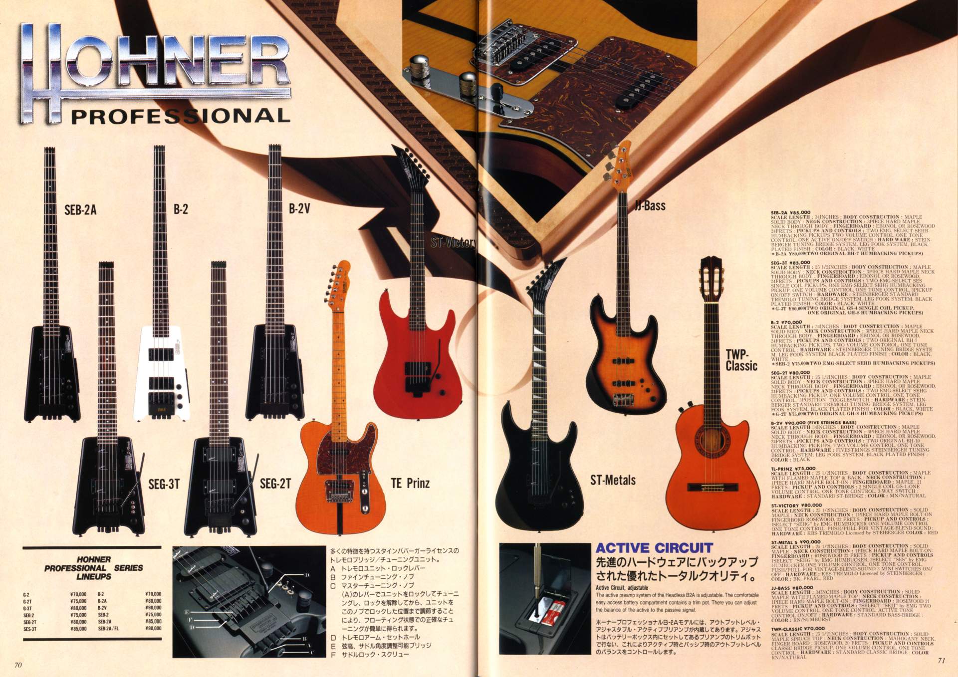 The World of Musical Instruments Brochures - Greco Guitar Catalog 1990 page  36