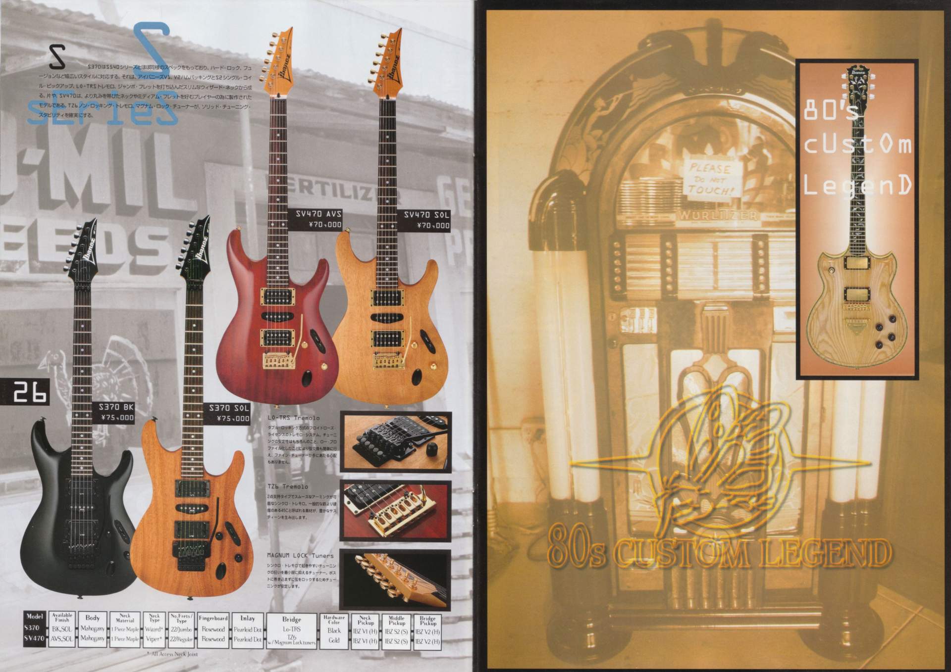 The World of Musical Instruments Brochures Ibanez Guitars Catalog