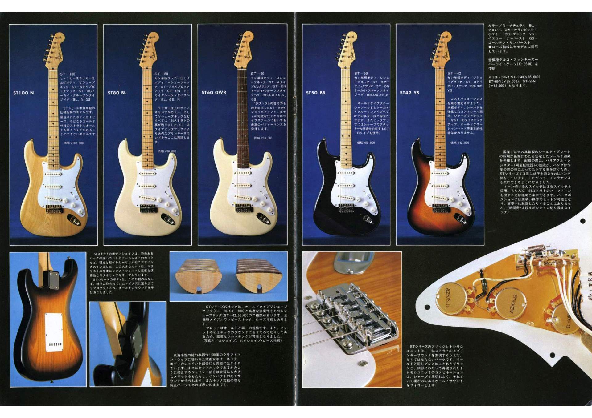 The World of Musical Instruments Brochures - Tokai guitar catalog 1979 page  3