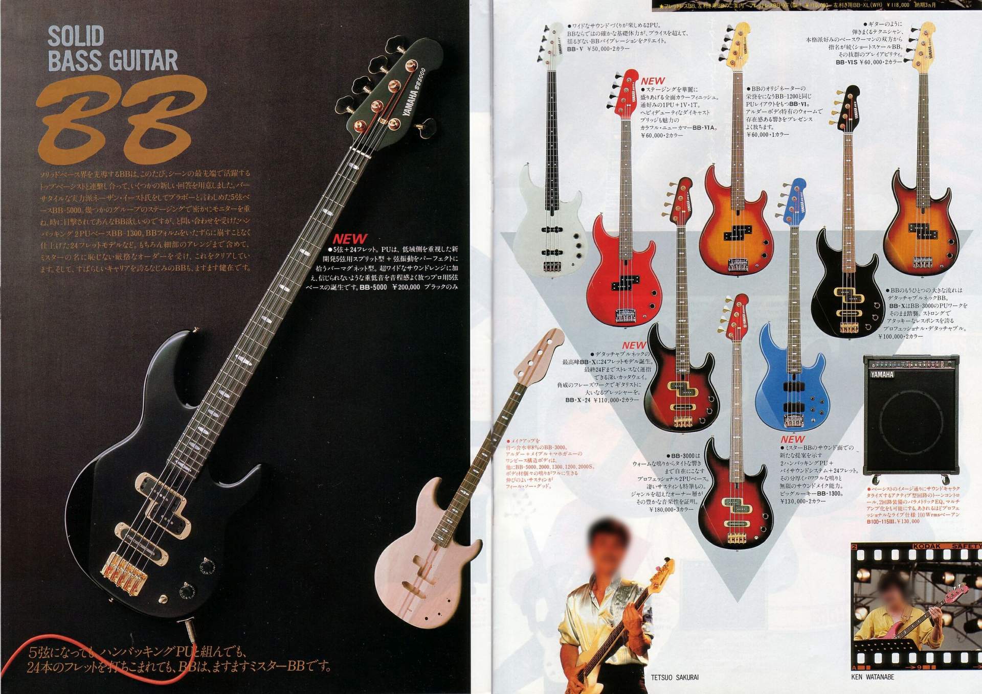 The World of Musical Instruments Brochures - Yamaha electric guitars  catalog 1985 page 5