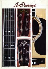 Aria Acoustic Guitars Catalog 1976