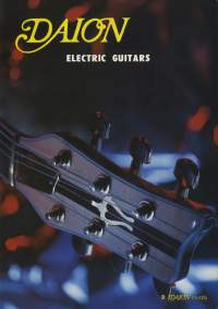 Daion Guitars catalog 1981