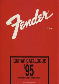 Fender Guitars catalog 1995