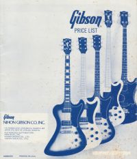 Gibson catalog 197x