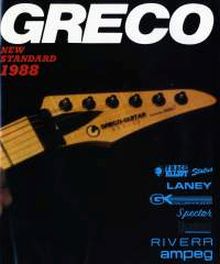 Greco catalog 1988