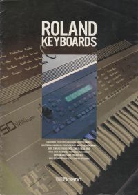 Roland Keyboards Catalog 1988