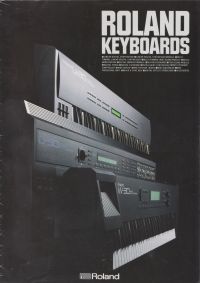 ローランド キーボード/アンプ カタログ 1989年